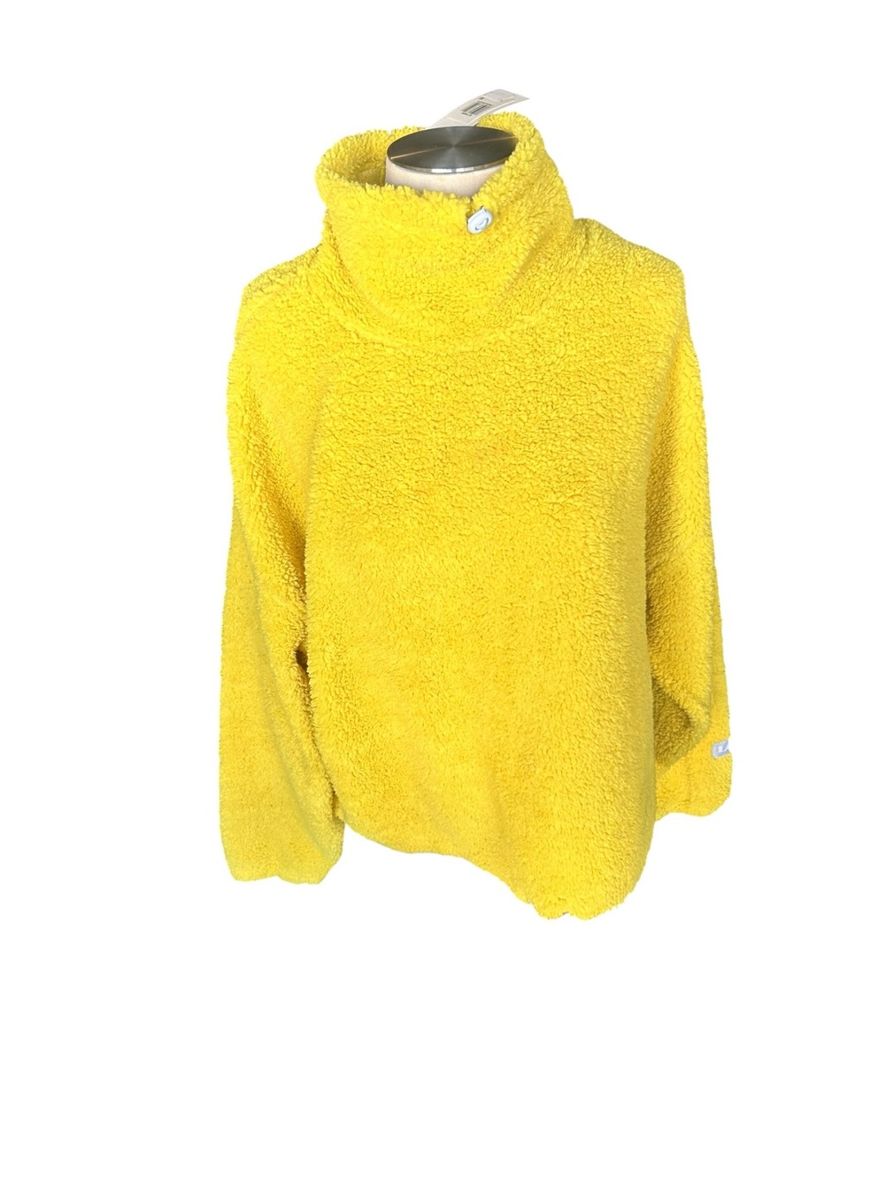 Levi's Bright Yellow Sherpa Turtleneck Pullover